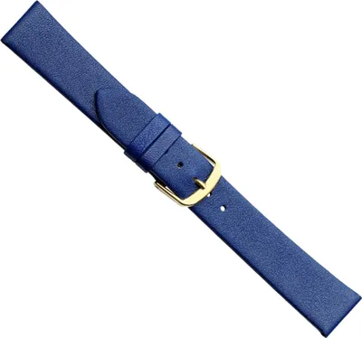 Produktbild von Design I Ersatzband Uhrenarmband Kalbsleder Royalblau 20501G, Stegbreite:12mm