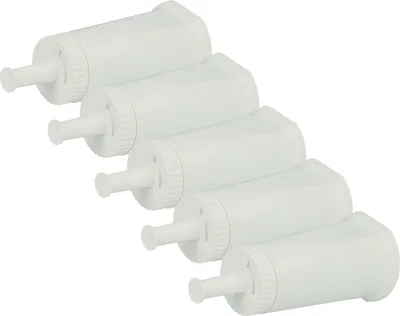 Produktbild von vhbw 5x Wasserfilter Filter Ersatz für Sage AS-CF100, BES008, WD-C14, BES0080NXX1, FMC011, SES008, SES008WHT0NEU1 für Espressomaschine Weiß