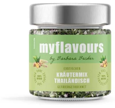 Produktbild von myflavours by Barbara Becker Kräutermix Thailändisch 20g | Mit gefriergetrockneten Kräutern - wie frisch aus dem Garten