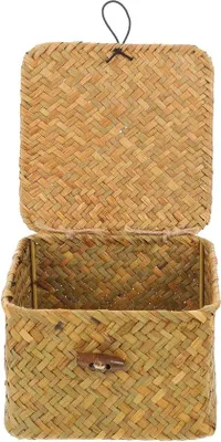 Produktbild von Famanu Aufbewahrungsbox mit Deckel - Naturfarben, 20 x 10 x 5 cm