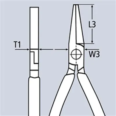 Obrázok produktu pre Leštené ploché kliešte 140 mm č. 2001 EAN Knipex | 4003773022794