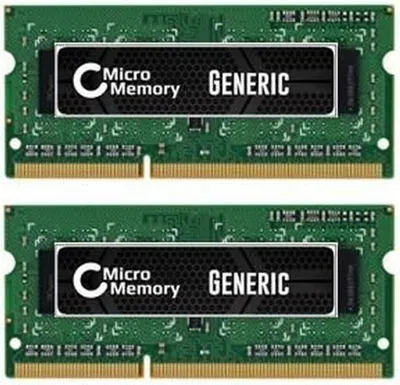 Produktbild von CoreParts MMKN070-8GB, 8 GB, 2 x 4 GB, DDR3, 1600 MHz, Grün