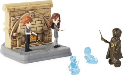 Produktbild von Wizarding World Harry Potter - Raum der Wünsche verwandelbares 2-in-1-Hogwarts-Spielset mit 2 Figuren und 3 Zubehörteilen, 5 Jahr(e), Harry Potter, Mehrfarbig