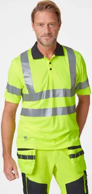 Zdjęcie produktu dla Helly Hansen T-Shirt 79091 Addvis Polo 360 Yellow-L