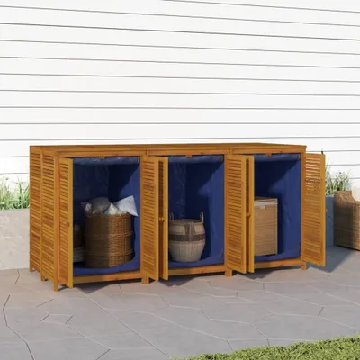 Produktbild von The Living Store Gartenbox 210x87x104 cm Massivholz Akazie