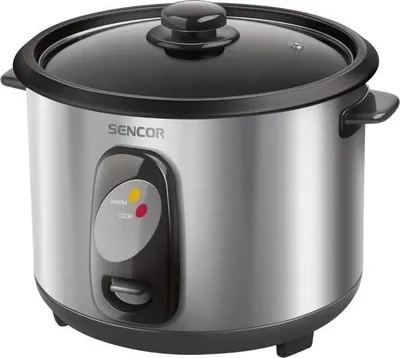 Image de Cuiseur à Riz Sencor, 1.5L, Maintien au Chaud 6h, 500W, Acier Inoxydable, SRM 1550SS