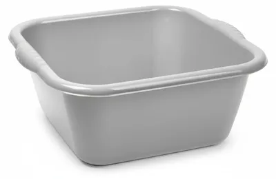 Produktbild von Spulschussel - 10 Liter - grau - Kunststoff - 36 x 34 x 14,5 cm