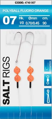 Image de Spro Salt Lignes de bas de ligne Orange 1/0 Orange 1/0