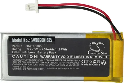 Produktbild von vhbw Akku kompatibel mit Cardo Rider Solo, Scala Rider Q3, Rider FM, Q3, Q1 Wireless Headset Kopfhörer (450 mAh, 3,7 V, Li-Polymer)