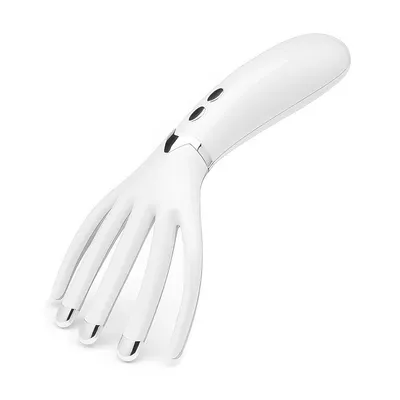 Produktbild von Tragbarer Massagegeräte, handliches, beheizbares biomimetisches Kopfmassagegerät zur Entspannung der Kopfhaut und Linderung von Müdigkeit, Weiß