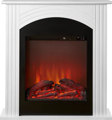 Obrázek produktu pro Sada elektrického krbu Sureflame Henlow, bílá, 27", volně stojící, rozměry 75 cm x 70 cm x 22 cm, topný výkon 1 kW – 2 kW, LED efekt plamenů