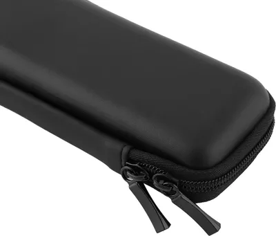 Image de 1 étui noir portable en EVA pour stylos, crayons, fournitures de bureau, ou pour ranger des cigarettes électroniques