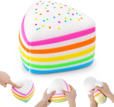 Zdjęcie produktu dla Miękki tort – duża, bardzo duża, antystresowa zabawka typu "squishy" w stylu kawaii