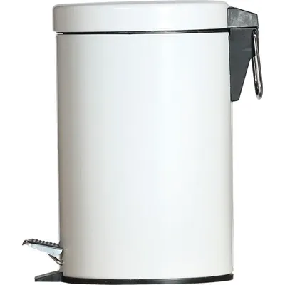 Produktbild von Treteimer Metall, weiß, 3 Liter