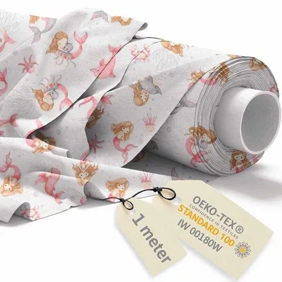 Zdjęcie produktu dla Tkaniny bawełniane dla dzieci – tkaniny na metry – tkaniny na odzież dziecięcą – płótno bawełniane 160 cm x 1 m