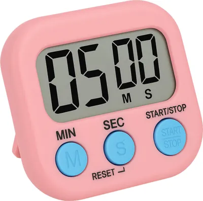 Produktbild von Küchen Timer Stoppuhr Kühlschrank Magnet Digital Magnetisch Lcd Rosa