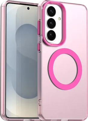 Produktbild von MagSafe Handy Hülle für Samsung Galaxy S26 Plus Candy Design TPU PC Case Pink