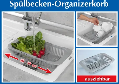 Productafbeelding van Telescopische afwasservoorzetter, 30-39 x 7 x 18,5 cm