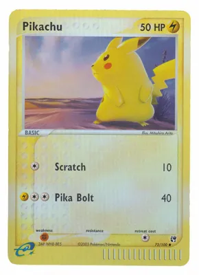 Immagine prodotto di 72/100 Pikachu - EX Sandstorm - Inglese