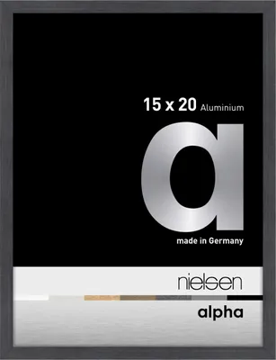 Obrázok produktu pre Hliníkový obrazový rám Nielsen Alpha 15x20 cm sivý