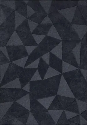 Productafbeelding van 120x170 cm Tapijttegel Moderno Shard, kleur: antraciet