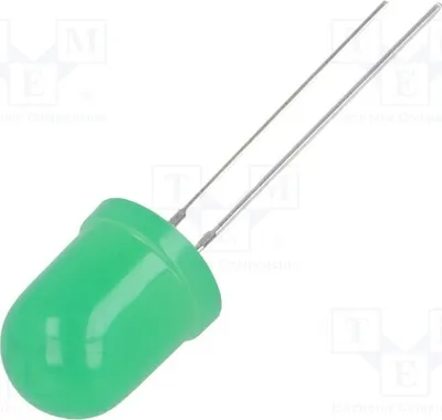 Immagine prodotto di 5 LED, 10 mm, 180°, giallo-verde, OSG8NUA1K4A, diodi LED a foro passante (THT), 10 mm, 20÷30 mcd