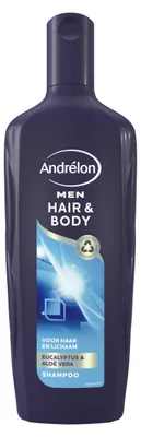 Zdjęcie produktu dla Szampon Andrelon dla mężczyzn – do włosów i ciała, 300 ml.