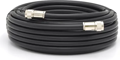Produktbild von N Stecker auf N Stecker Koaxialkabel 45m — 50ohm 8D-FB Wasserdichtes Ø11.1mm Verlängerung Ultra Low Loss antennenkabel — WiFi RF Antenne GSM 3G 4G LTE 5G Router Signalverstärker Lora Ham CB Funk