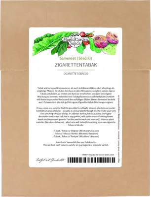 Produktbild von Zigarettentabak - Samenset mit 3 geeigneten Tabaksorten für Zigarettentabakmischungen