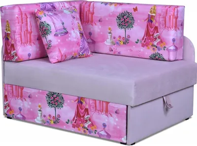 Produktbild von Family Meble Kindersofa Bambino Ecksofa mit Schlaffunktion Bettzeugbehälter 3 Schlaflängen Strapazierfähiges Material Schmutzabweisend (Tr19/Bajka 63)