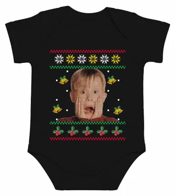 Imagen del producto de Kevin, solo en casa - Jersey navideño feo, regalo de Navidad, unisex, body para bebé, color , talla 0/3