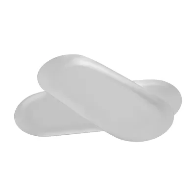 Produktbild von 2er Set Badezimmer Tablett Tabletts Silber Kleines Tablett Dekoratives Tablett