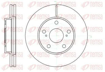 Produktbild von 2x REMSA Bremsscheibe 61043.10 vorne für TOYOTA AURIS (NZE18_ ZRE18_) 273mm
