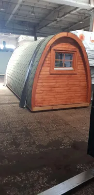 Produktbild von Camping Haus 2.4 x 5.9m Garten Laube Campinghaus Ferienhaus Holz Personen 2-4