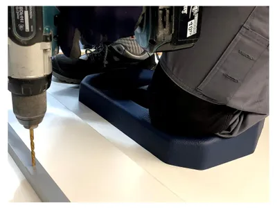 Produktbild von Kniekissen Pro | ergonomische Knieschalen aus Polyurethan | 35cm x 41cm x 8cm (anthrazit)