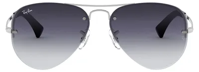 Productafbeelding van Ray-Ban RB3449, Volwassen, Uni, Aviator-model, Zilver, Niet gepolariseerde glazen, Metaal
