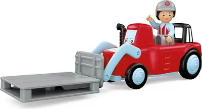 Immagine prodotto di Carrello elevatore giocattolo Willy Worky - caricatore agricolo - plastica