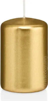 Produktbild von Stumpenkerzen Gold 100 x Ø 58 mm, 4 Stück