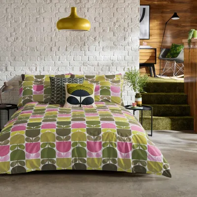 Dekbedovertrek-Set King 230x220cm, 100% Baumwolle, Blumen