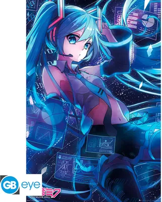 Produktbild von HATSUNE MIKU - Poster Maxi 91cmx51cm - Screen