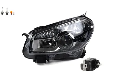 Zdjęcie produktu dla Reflektory samochodowe przeznaczone do modelu Nissan Qashqai J10, produkcja od 03/2010 - reflektor lewy. Dodatkowo: aktuator