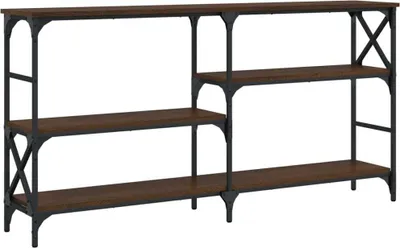 Obrázok produktu pre Konzolový stolík hnedý dub 150x29x76,5 cm kompozitné drevo
