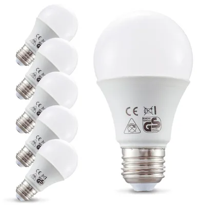 Produktbild von B.K.Licht 5x LED Leuchtmittel E27 warmweiß 9W Energiespar-Lampen Glüh-Birne 230V