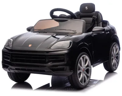 Produktbild von Porsche Cayenne - Kinder Elektroauto - 12V - mit Fernbedienung - Schwarz