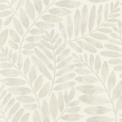 Image de Papier peint intissé 709537, motif botanique, couleur gris, collection "Farm Living" de Rasch