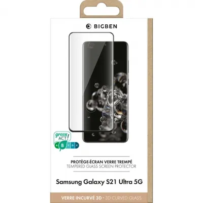 Produktbild von Bildschirmschutz GALAXY S21U BigBen Connected PEGLASSGS21U
