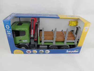 Produktbild von BRUDER Scania R-series Timber truck with 3 trunks, 4 Jahr(e), Mehrfarbig