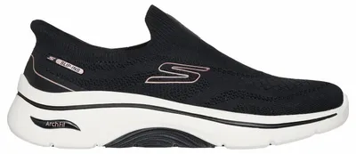 Immagine prodotto di Skechers Slip-ins GO WALK Arch Fit 2.0, scarpe da ginnastica da donna, colore nero e rosa oro, taglia 37,5 EU