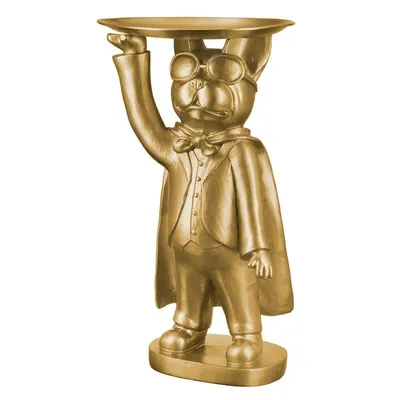 Produktbild von Casablanca by Gilde Dekofigur Hund Hero Dog mit Tablett stehend H. 31 cm,37618