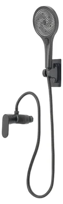 Produktbild von Duschmischer, modernes Design, einfache Installation, schwarz